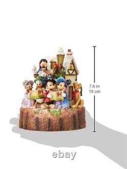 Disney Traditions by Jim Shore Mickey and Friends Caroling Light-Up Stone Res