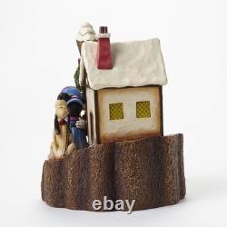 Disney Traditions by Jim Shore Mickey and Friends Caroling Light-Up Stone Resin