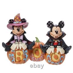 Disney Traditions by Jim Shore Mickey and Minnie Mouse Halloween Figurine, 7