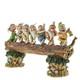 Disney Traditions By Jim Shore Snow White And The Seven Dwarfs Standing On Lo
