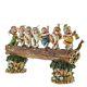 Disney Traditions By Jim Shore Snow White And The Seven Dwarfs Standing On Lo