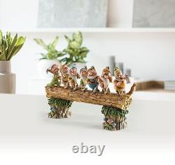 Disney Traditions by Jim Shore Snow White and The Seven Dwarfs Standing on Lo