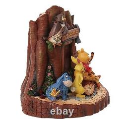Disney Traditions by Jim Shore Winnie The Pooh Mount Sanders Carved by Heart