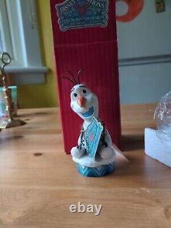 Disney Traditions-showcase-silly Snowman-frozen- 4039083-enesco-boxed