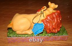 Disney by Jim Shore, A FATHER'S PRIDE (6000972) LION KING, Simba and Mufasa