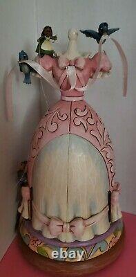 Disney traditions Cinderella, Pink Dress, Rare, Jim Shore, Showcase with flaws