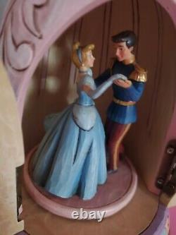 Disney traditions Cinderella, Pink Dress, Rare, Jim Shore, Showcase with flaws