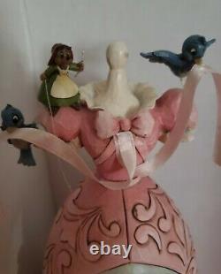 Disney traditions Cinderella, Pink Dress, Rare, Jim Shore, Showcase with flaws