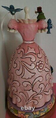 Disney traditions Cinderella, Pink Dress, Rare, Jim Shore, Showcase with flaws