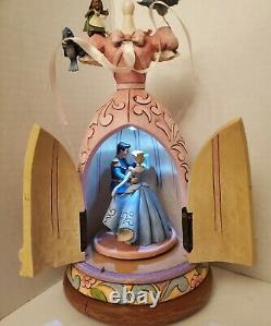 Disney traditions Cinderella, Pink Dress, Rare, Jim Shore, Showcase with flaws