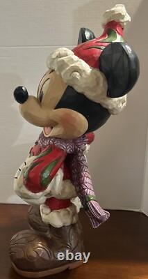 ENESCO JIM SHORE Christmas Tradition MICKEY MOUSE Disney LARGE SANTA. (R)