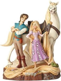 Enesco 4059736 Disney Traditions by Jim Shore Tangled Carved by Heart Live Your