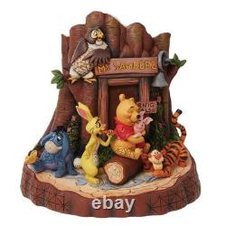 Enesco 6010879 Disney Traditions Pooh Carved by Heart, Figurine