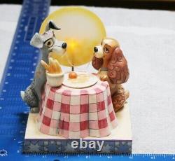 Enesco Disney Jim Shore A MOONLIT ROMANCE 4013252 Lady and the tramp