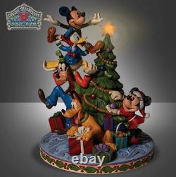 Enesco Disney Mickey And Friends Christmas Tree Figurine Luxury Collectible