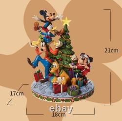 Enesco Disney Mickey And Friends Christmas Tree Figurine Luxury Collectible