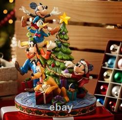 Enesco Disney Mickey And Friends Christmas Tree Figurine Luxury Collectible