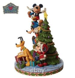 Enesco Disney Mickey And Friends Christmas Tree Figurine Luxury Collectible