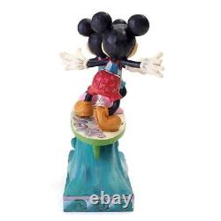 Enesco Disney Minnie & Mickey Muse Figurine Surfboard Traditions Resin New Japan