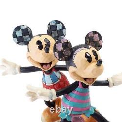 Enesco Disney Minnie & Mickey Muse Figurine Surfboard Traditions Resin New Japan