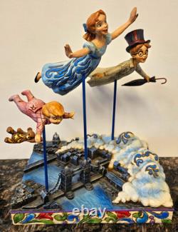 Enesco Disney Peter Pan Darling Family Straight On'Til Morning Item #4009041