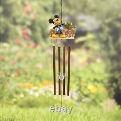 Enesco Disney Showcase Jim Shore Mickey Mouse Watering Plants Windchime #4013269