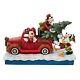Enesco Disney Tradition Red Truck With Mickey And Friends Figurine 6.5 Inch-h