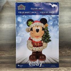 Enesco Disney Traditions 17 Inch OLD ST. Mick Hand Painted Jim Shore Design New