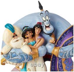 Enesco Disney Traditions Aladdin Group Hug Genie Jasmine Abu Sultan Magic Carpet