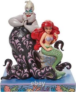 Enesco Disney Traditions Ariel and Ursula, Figurine, 9.5 Inch, Multicolor