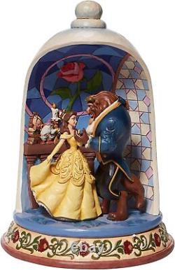 Enesco Disney Traditions Beauty And The Beast Rose Dome Figurine