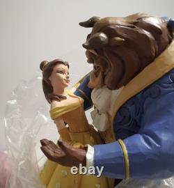 Enesco Disney Traditions Beauty and the Beast Dance Figure/Jim Shore Wood Carved
