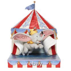 Enesco Disney Traditions By Jim Shore Dumbo Flying Out Of Tent Scene Figurine