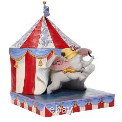 Enesco Disney Traditions By Jim Shore Dumbo Flying Out Of Tent Scene Figurine