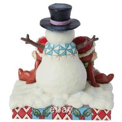 Enesco Disney Traditions Chip & Dale with Snowman