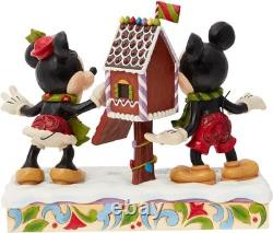 Enesco Disney Traditions Collection Mickey and Minnie Mouse Letters to Santa NEW