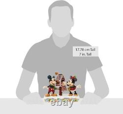 Enesco Disney Traditions Collection Mickey and Minnie Mouse Letters to Santa NEW