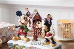 Enesco Disney Traditions Collection Mickey and Minnie Mouse Letters to Santa NEW