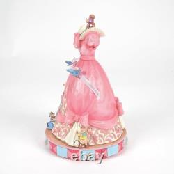 Enesco Disney Traditions Collection by Jim Shore Cinderella Pink Dress Musical