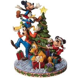 Enesco Disney Traditions Fab 5 Decorating Tree Figurine 9