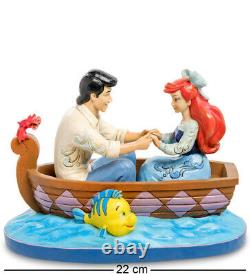Enesco Disney Traditions Jim Shore 4055414 Figurine Ariel & Eric in Boat