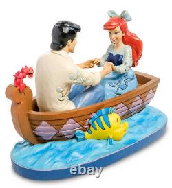 Enesco Disney Traditions Jim Shore 4055414 Figurine Ariel & Eric in Boat