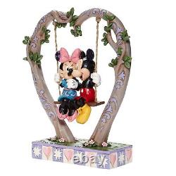 Enesco Disney Traditions Jim Shore Mickey & Minnie Mouse Heart Swing Figure NEW