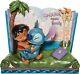 Enesco Disney Traditions Lilo And Stitch Story Book Figurine