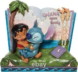 Enesco Disney Traditions Lilo and Stitch Story Book Figurine