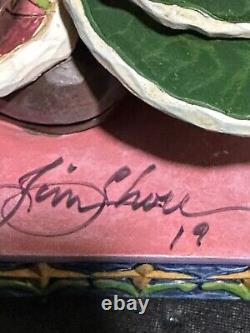Enesco Disney Traditions Mickey Father Christmas Jolly Ol' St. Mick SIGNED