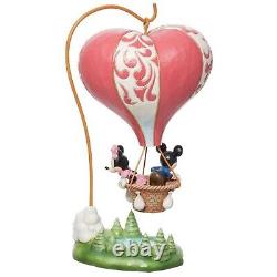 Enesco Disney Traditions Mickey Minnie Heart Balloon Love Takes Flight Figurine