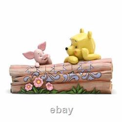 Enesco Disney Traditions Poo Piglet Log 6005964