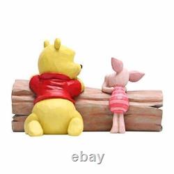 Enesco Disney Traditions Poo Piglet Log 6005964