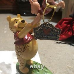 Enesco Disney Traditions Showcase collection Pooh Bear And Piglet
